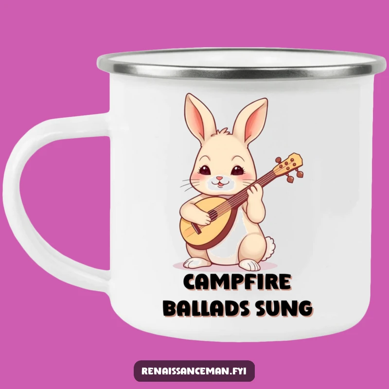 Funny Skilled Rabbit Camp Mug - Music for the Outdoors!