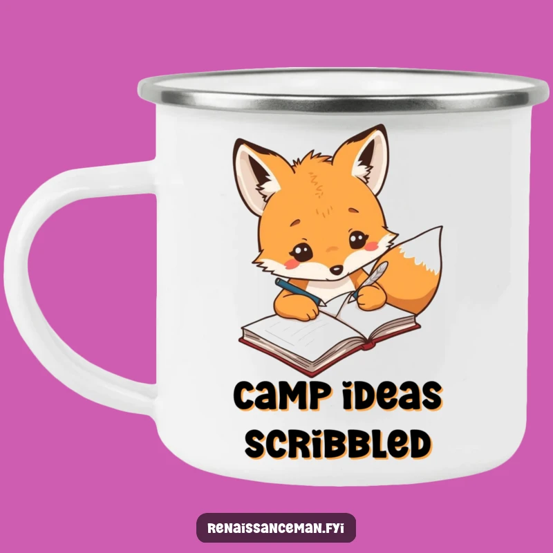 Funny Creative Fox Adventure Mug - Ideas for the Trail!