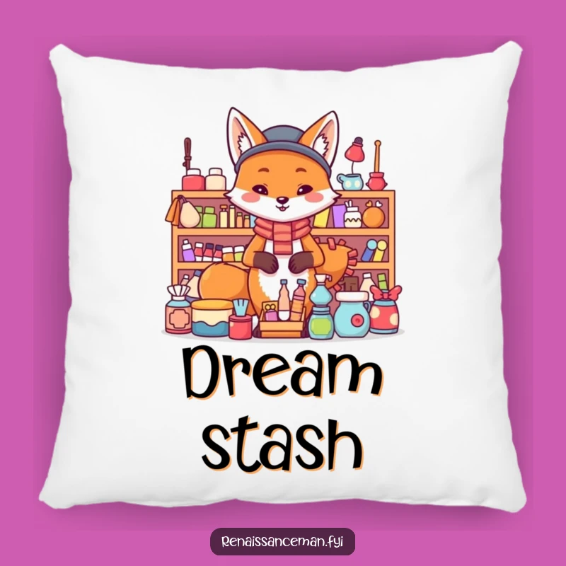 Funny Fox Pillow: Cozy Comfort for the Confident Seller's Haul