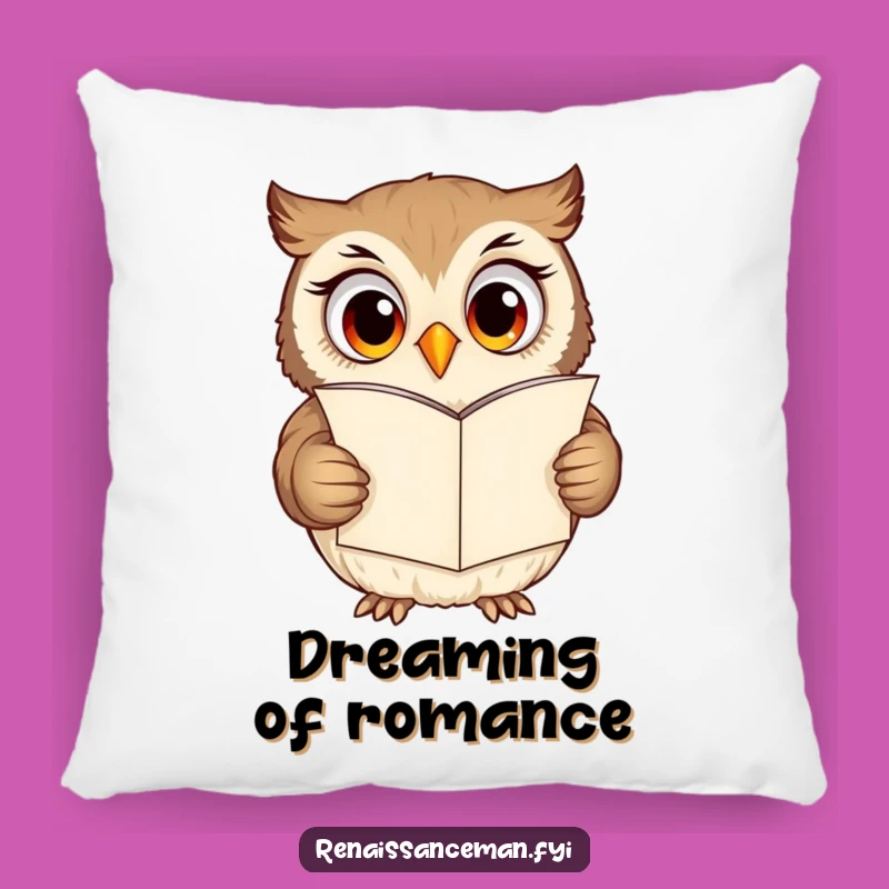 Funny Owl Love Letter Pillow: Cozy Comfort & Romantic Whimsy Gift