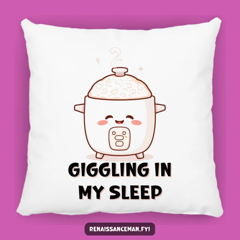 Funny Giggling Rice Cooker Pillow: Swirling Comfort, Cozy Smiles, Perfect Gift