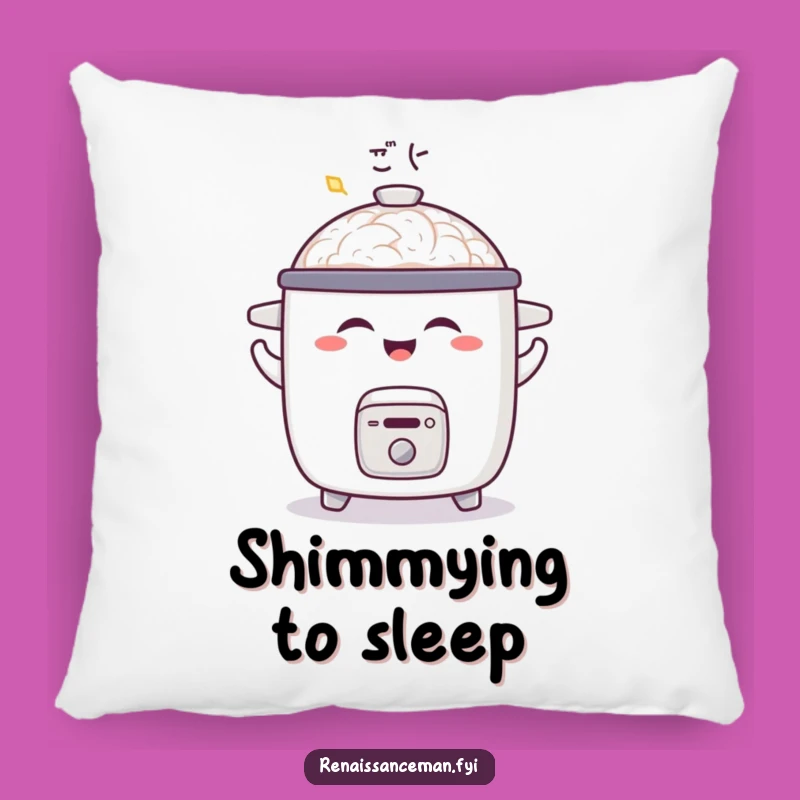 Funny Joyful Rice Cooker Pillow: Shimmy Comfort, Happy Aroma, Perfect Gift