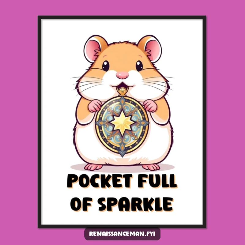 Download and print this proud hamster locket artwork instantly. Bring heartfelt charm to your digital space.