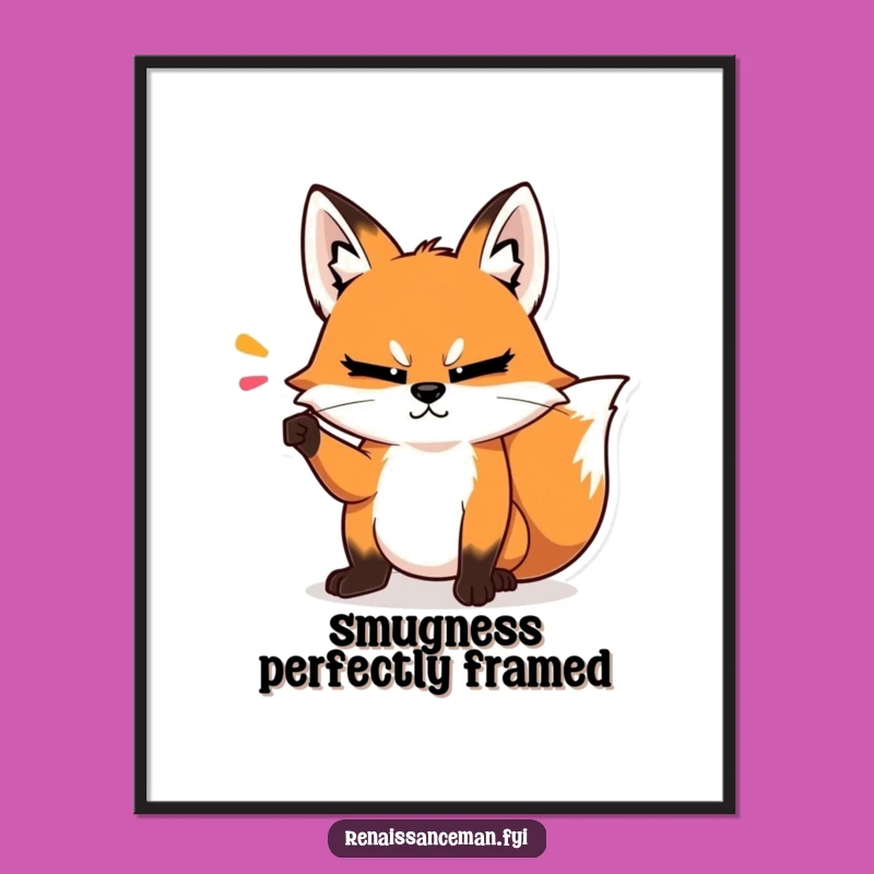 Funny Fox Digital Art: Instant Intellect & Drama - Downloadable Gift