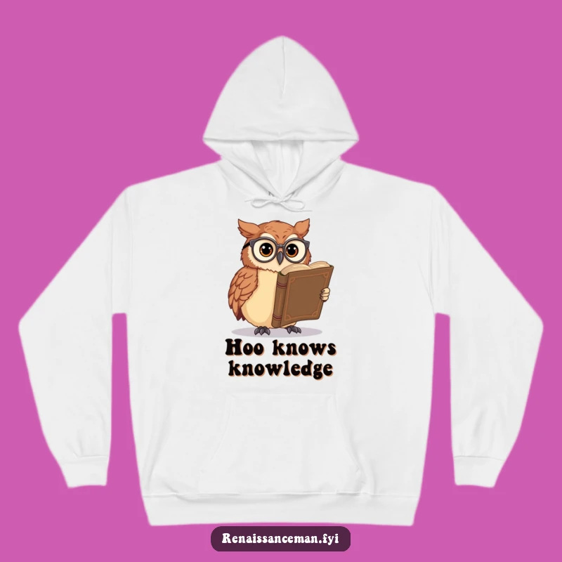 Curl up with a good book and this funny owl hoodie. It’s the perfect blend of warmth, comfort, and intellectual charm.