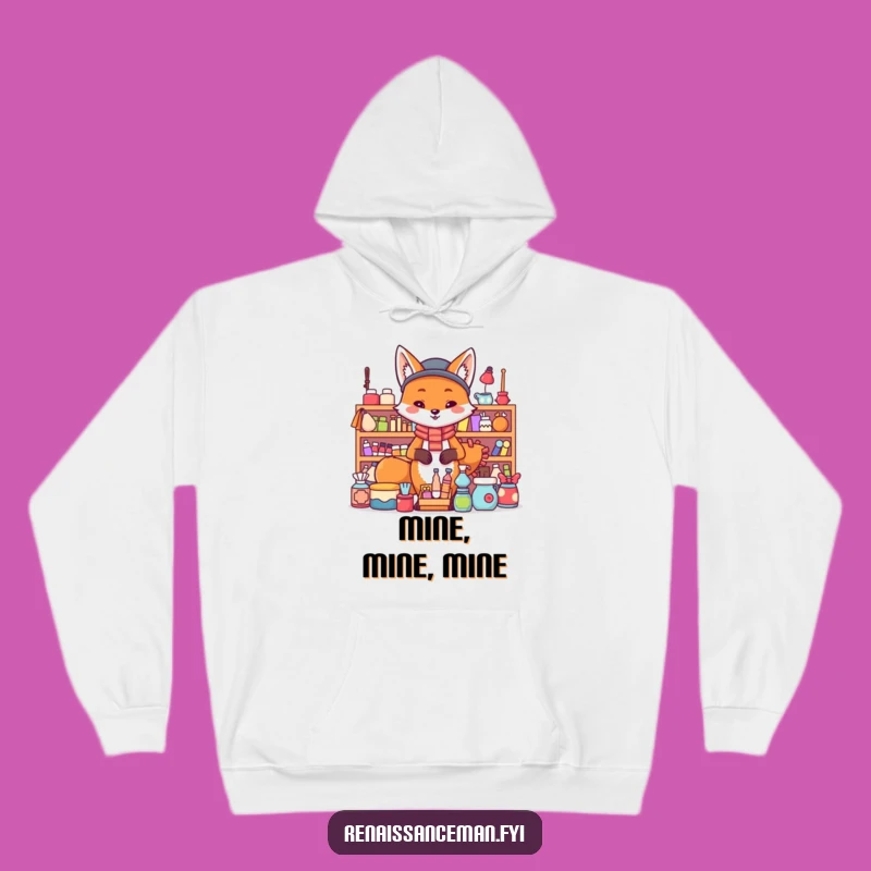 Funny Fox Hoodie: Cozy, Confident Seller's Style for a Hilarious Gift