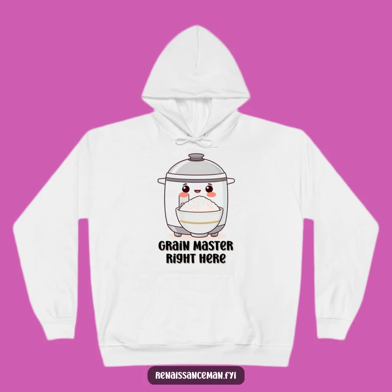 Funny Proud Rice Cooker Hoodie: Warm Comfort with Perfectly Cooked Rice Humor, Great Gift