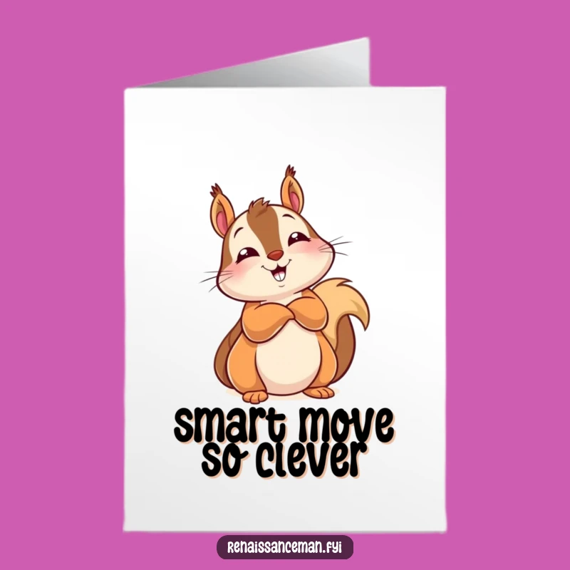 Free Printable Squirrel Congrats: Knowing Look Downloadable