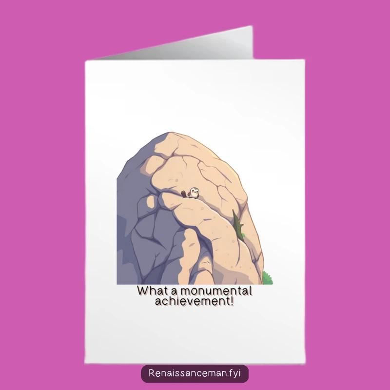 Free Printable Bird Congrats Card: Funny Peek-a-Boo Explorer Downloadable Gift