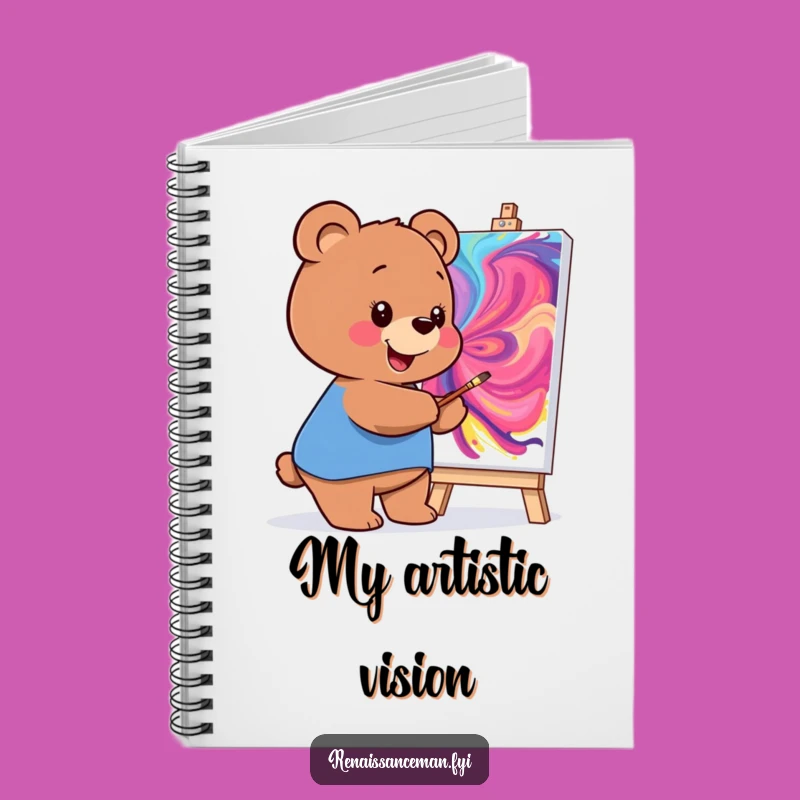 Funny Bear Painting Notebook: Sketch Your Ideas with Artistic Joy