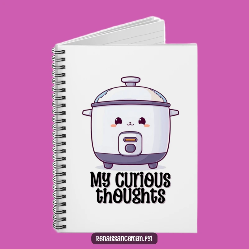 Funny Curious Rice Cooker Notebook: Jot Down Secrets, Steamy Fun, Perfect Gift