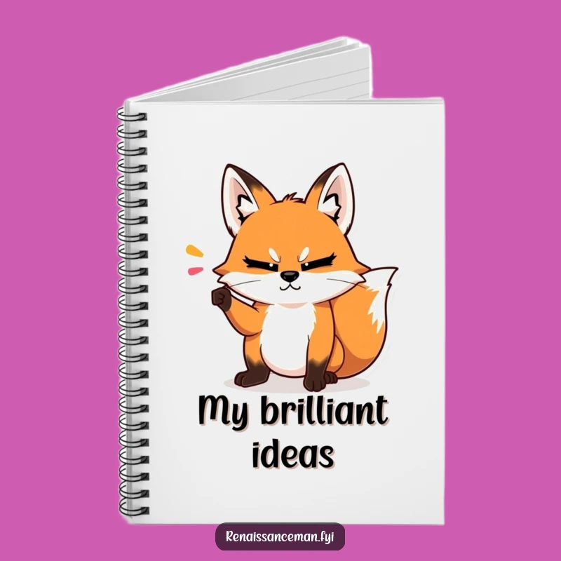 Funny Fox Notebook: Dramatic Point Journal - Hilarious Gift for Articulators