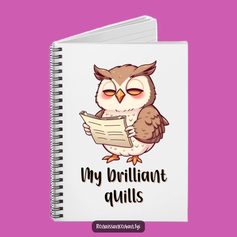 Funny Giggling Owl Poetry Notebook: Jot Down Brilliant Ideas and Hilarious Thoughts