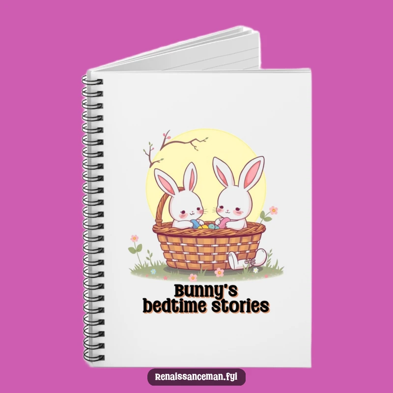 Capture your thoughts and dreams in this enchanting rabbit picnic notebook. Ideal for journaling your most whimsical ideas.