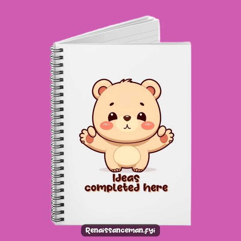Funny Bear Layout Notebook: Plan and Achieve with Satisfied Style