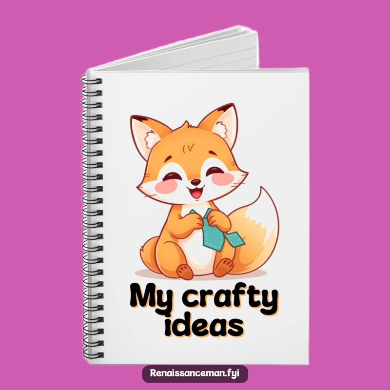 Funny Fox Stitching Notebook: Jot Down Ideas with Hilarious Flair