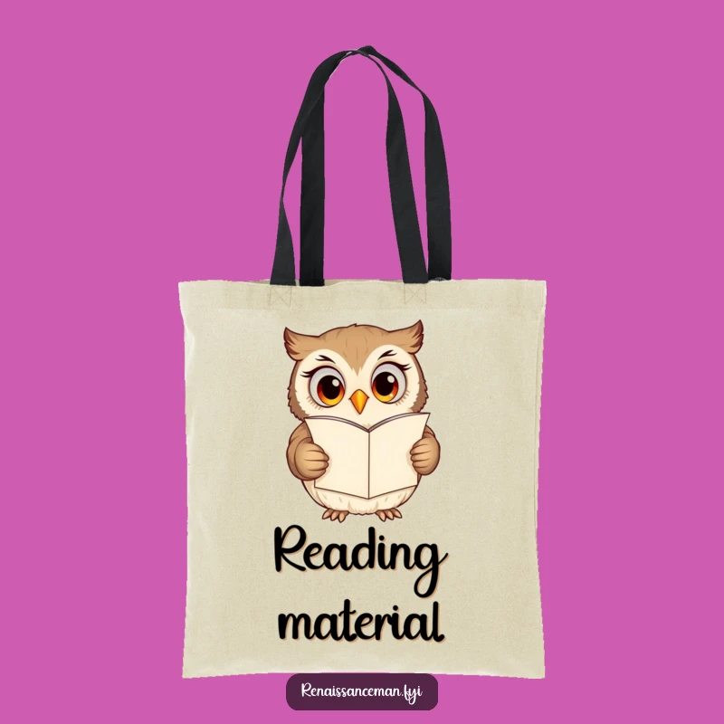 Funny Owl Love Letter Tote Bag: Carry Your Books & Laughs Gift